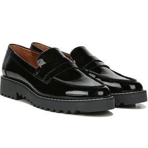 Franco Sarto Cassandra Black Loafers - Size 8